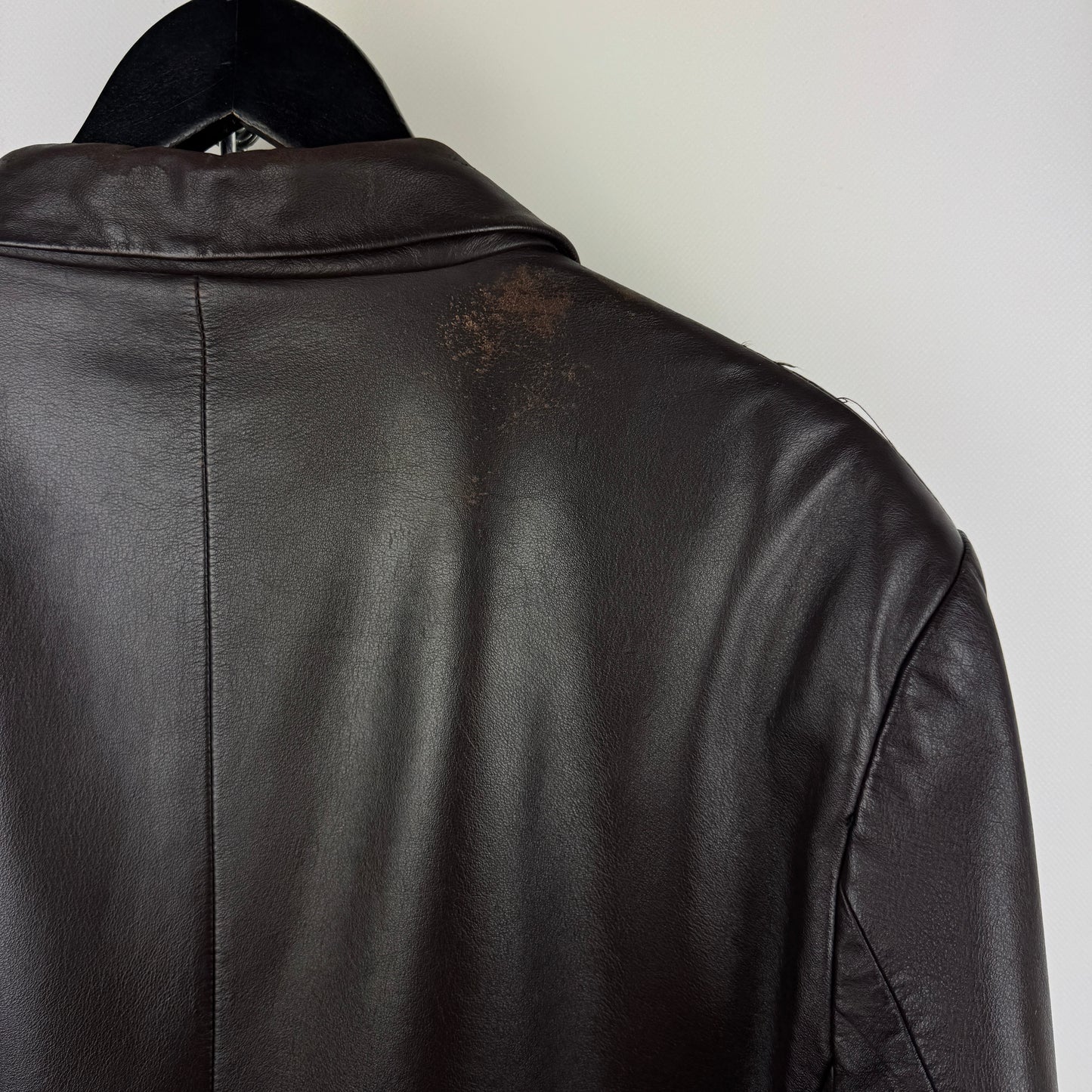 (XL) LEDERMANTEL