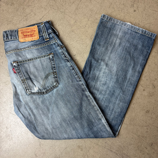 (M-L) Faded Levi‘s 512 Bootcut Jeanshose hellblau W32/L32