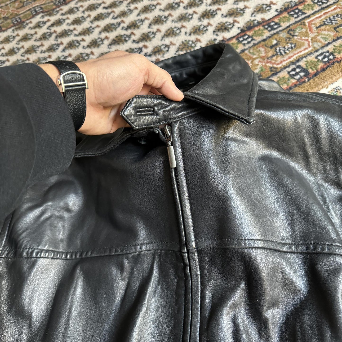 (XL) LEDERJACKE