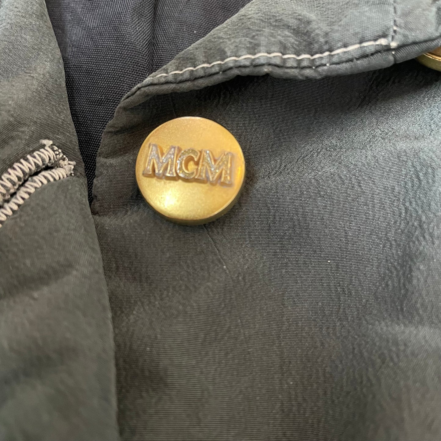 (M) Vintage Wmn MCM Jacke Blazer schwarz