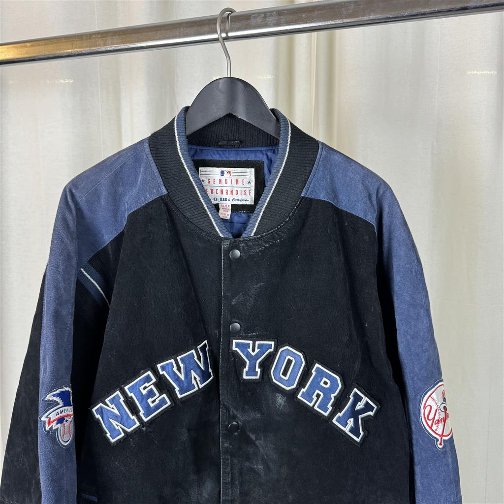 (XL-XXL) RARE NEW YORK YANKEES LEDER BOMBERJACKE