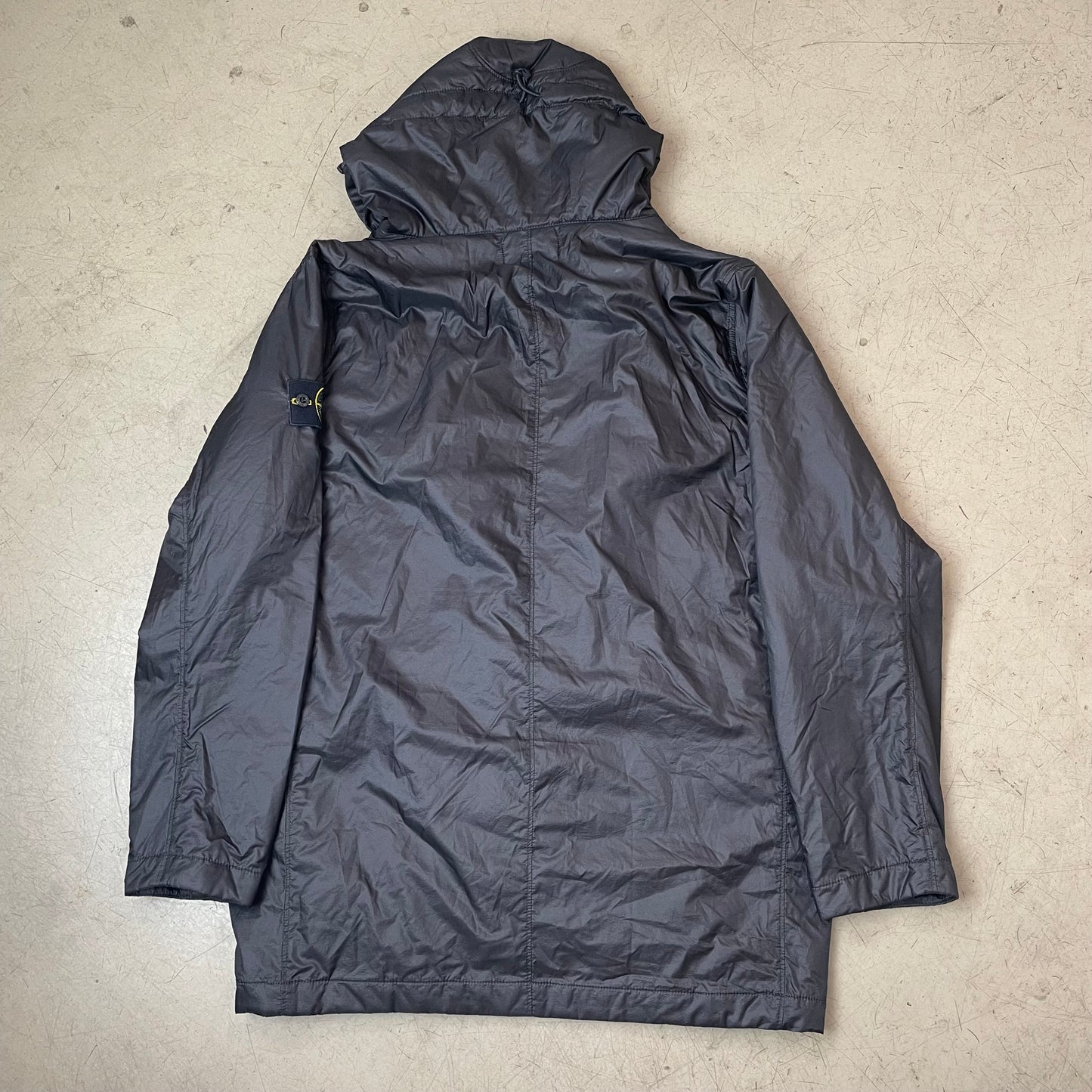 (M-L) Stone Island Parka Jacke schwarz
