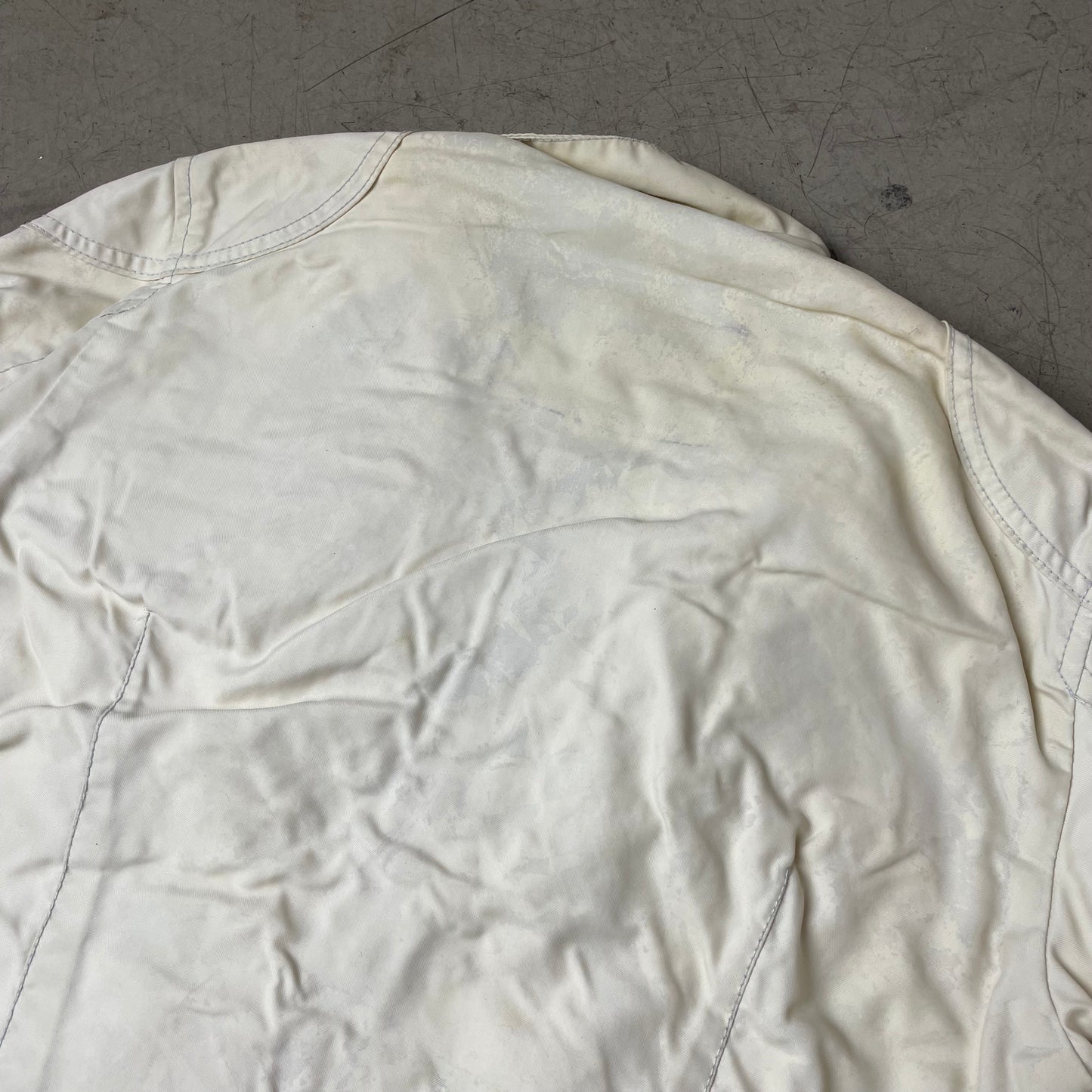 (M) Vintage Belstaff Black Prince Jacke beige Creme sz 42
