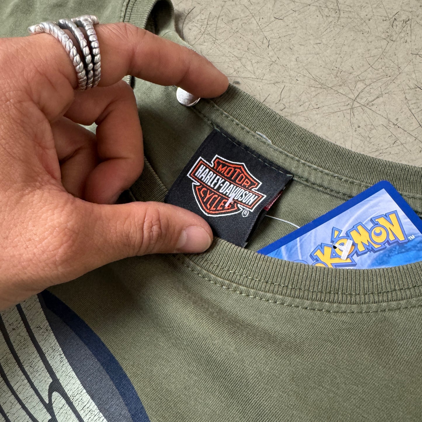 (L-XL) Harley Davidson Biker T-shirt