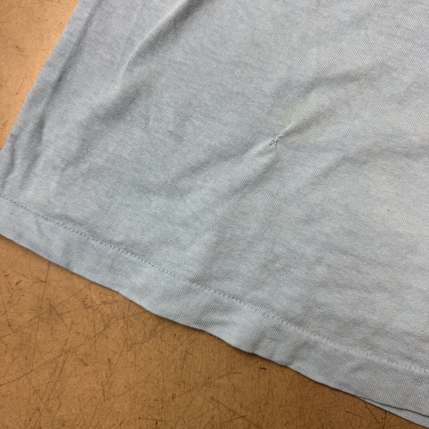 (L) 1990s Grand Hotel Souvenir Tshirt Single Stitch Hellblau