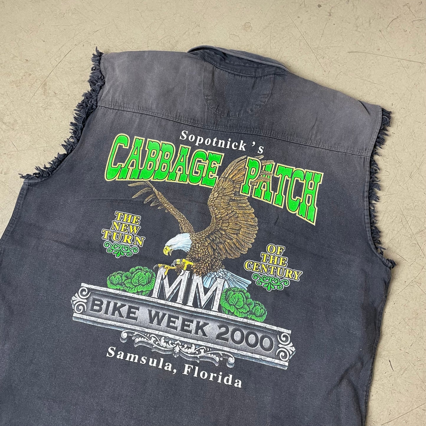 (L) Bike Week 2006 Florida Sleeveless Hemd Shirt Faded schwarz