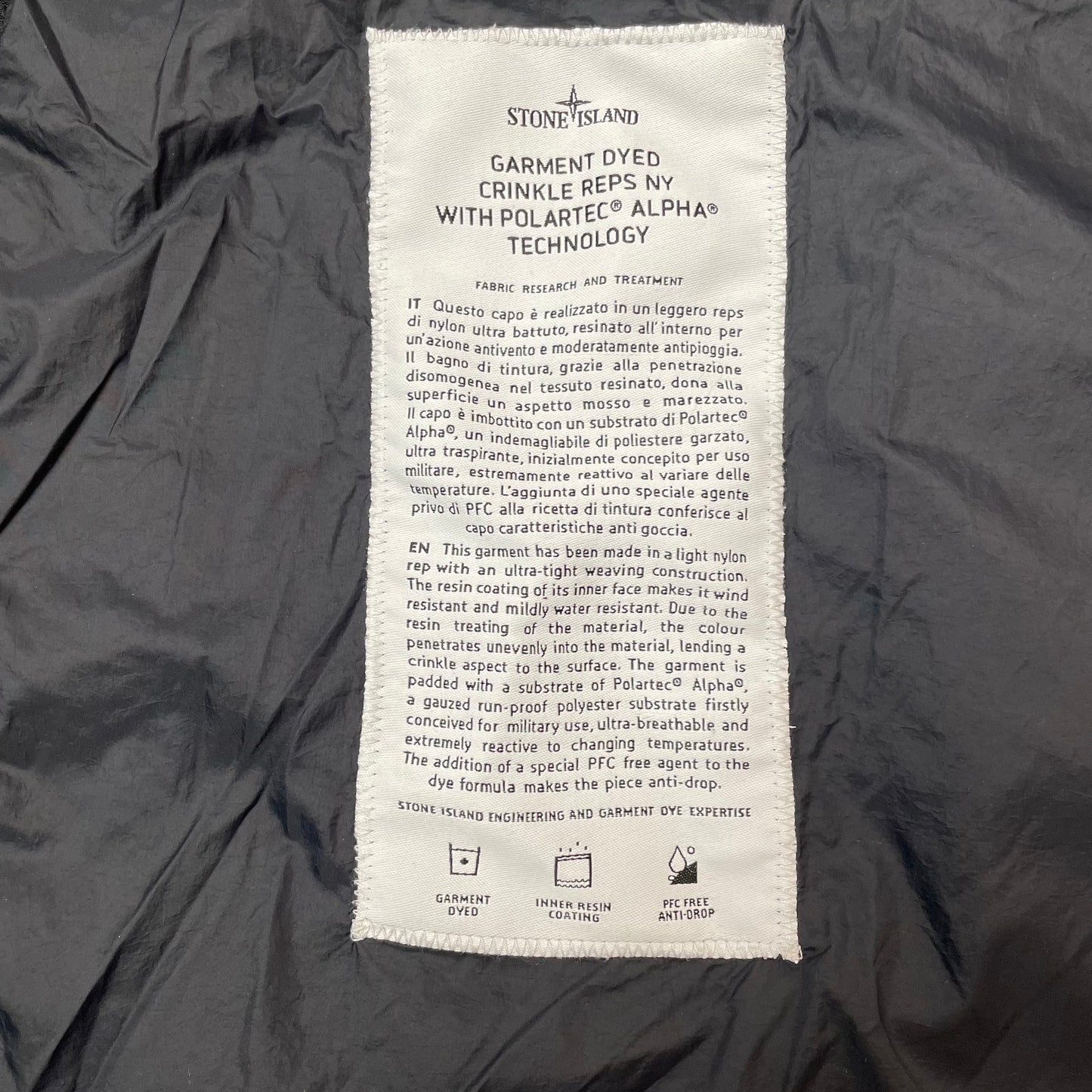 (M-L) Stone Island Harrington Jacket schwarz
