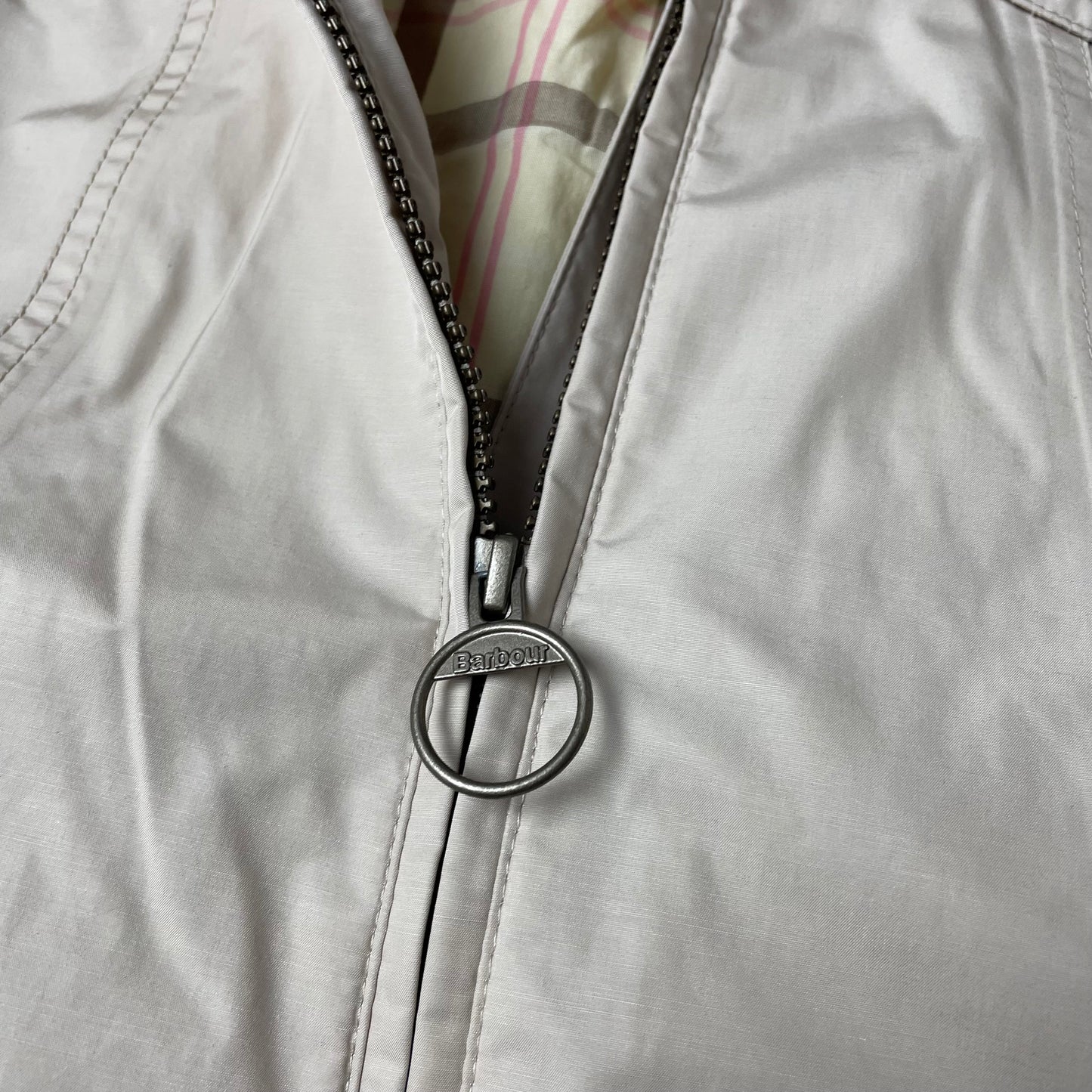 (L) Burberry Trench Coat Parka Mantel Wmn beige Creme