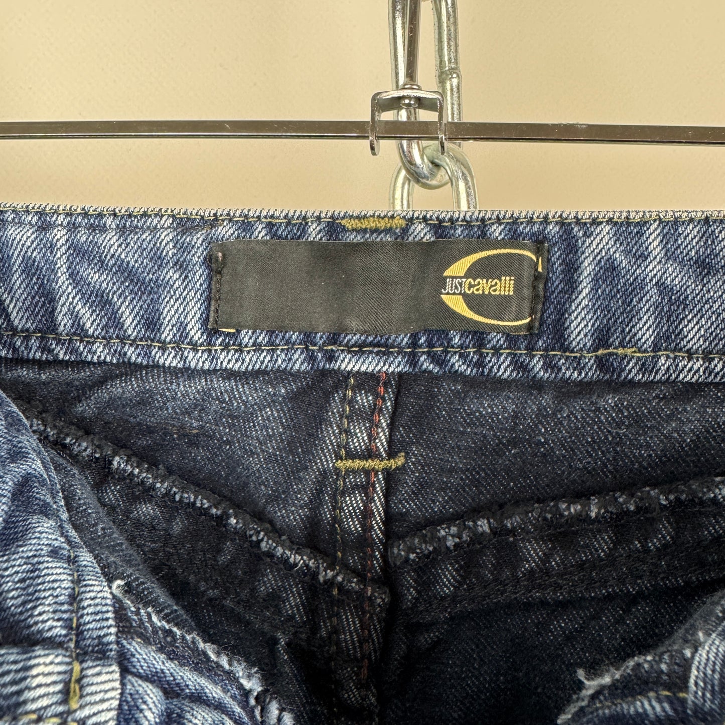 (S-M) CAVALLI JEANS SHORTS