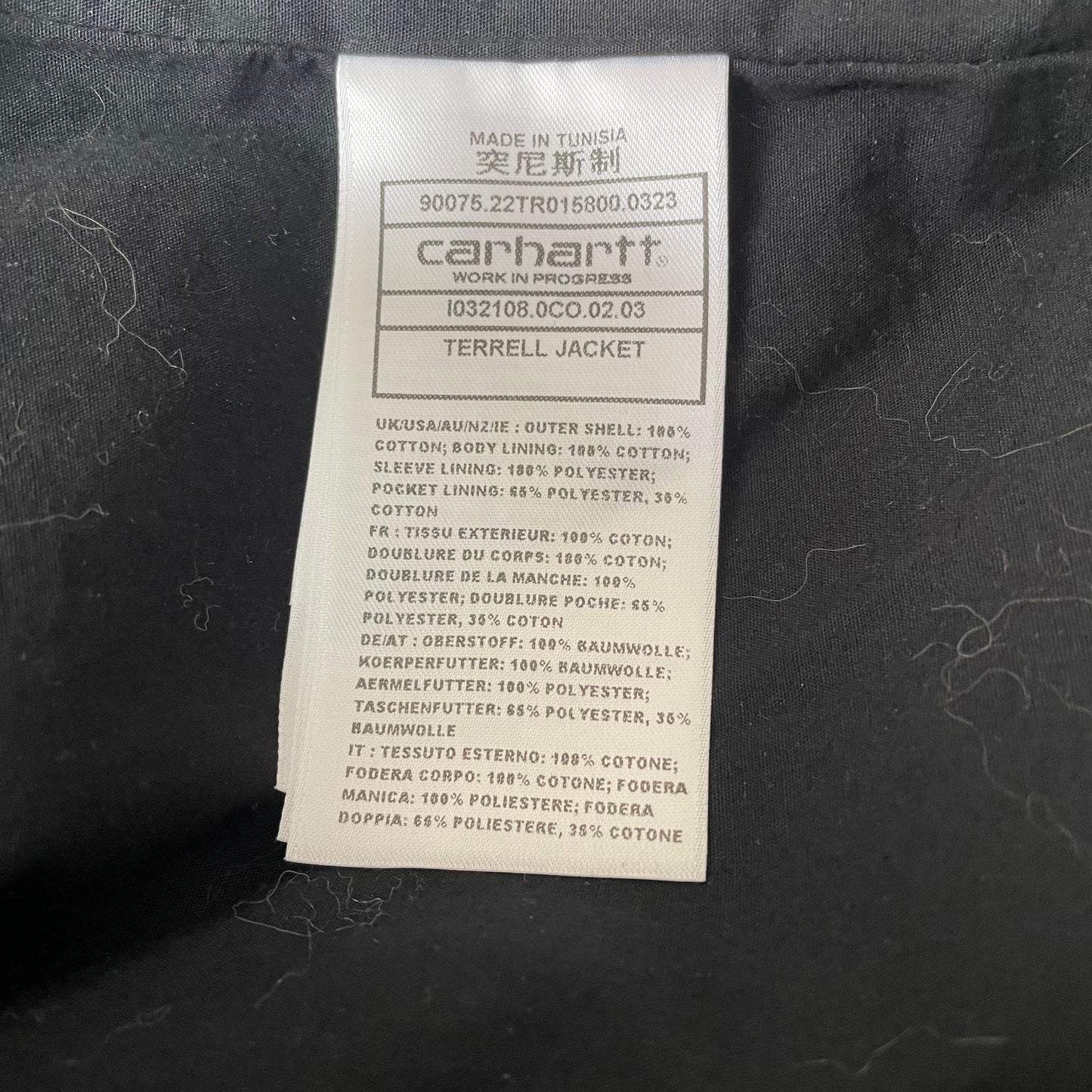 (L-XL) Carhartt Workwear Jacket Pin Striped