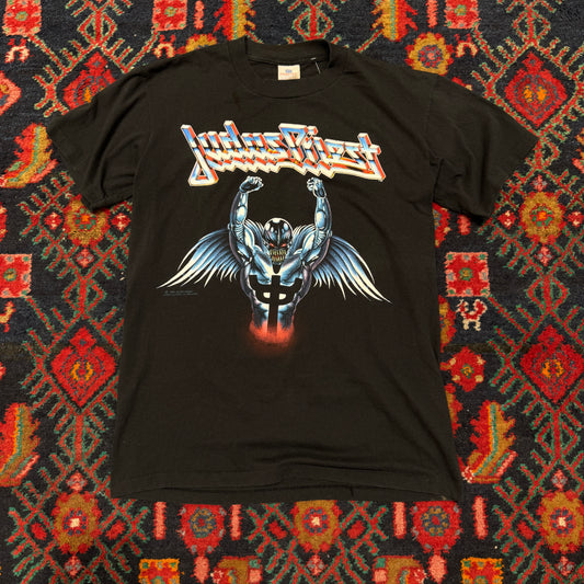 (M-L) RARE 90'S JUDAS PRIEST BAND T-SHIRT