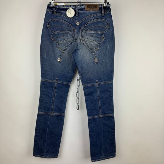 (S) MOSCHINO BUTTERFLY JEANS