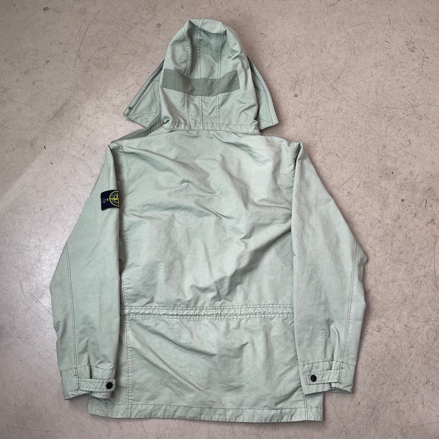 (M-L) Stone Island Parka Jacke grün oliv
