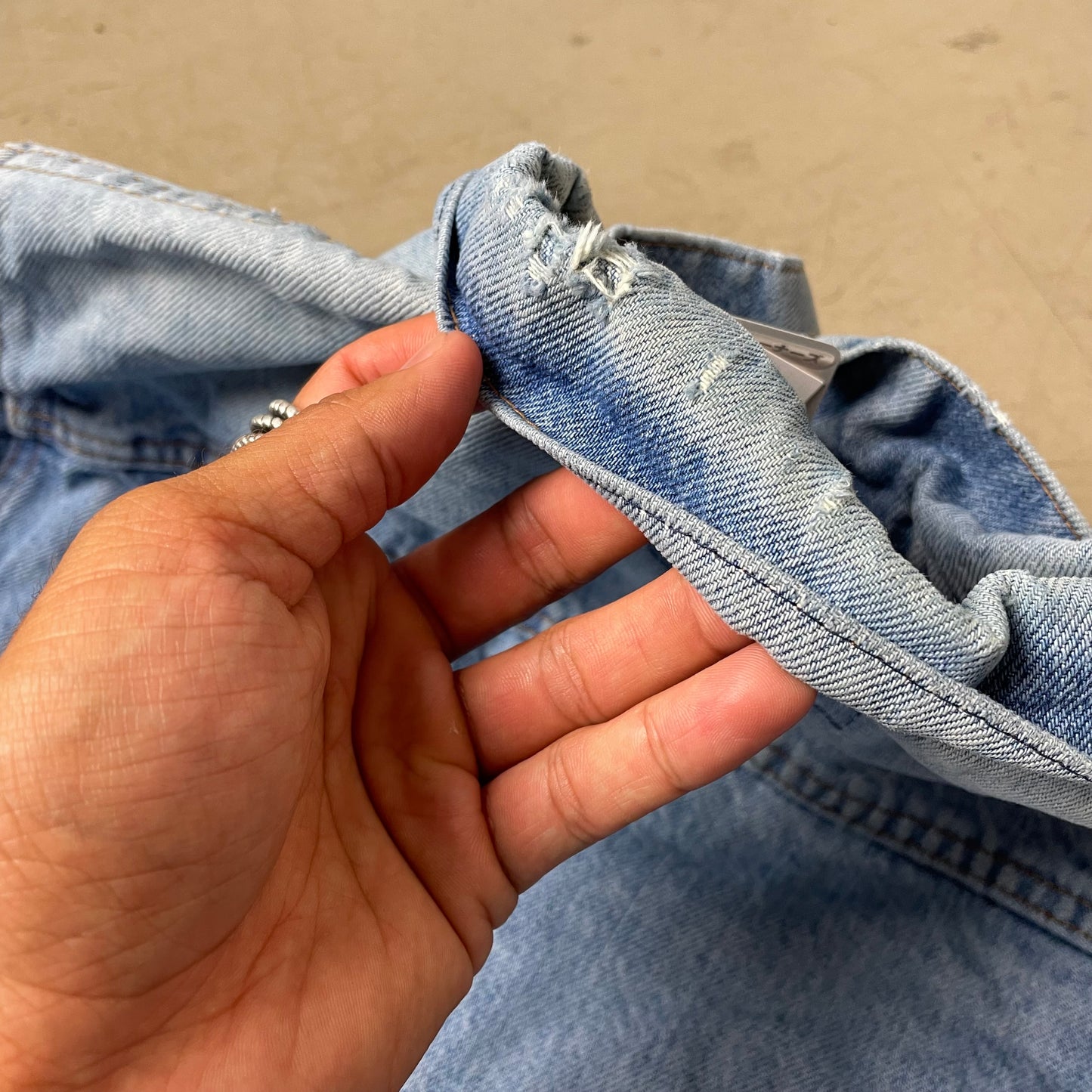 (S) 1983 Levi’s Denim Jacket Jeansjacke faded hellblau