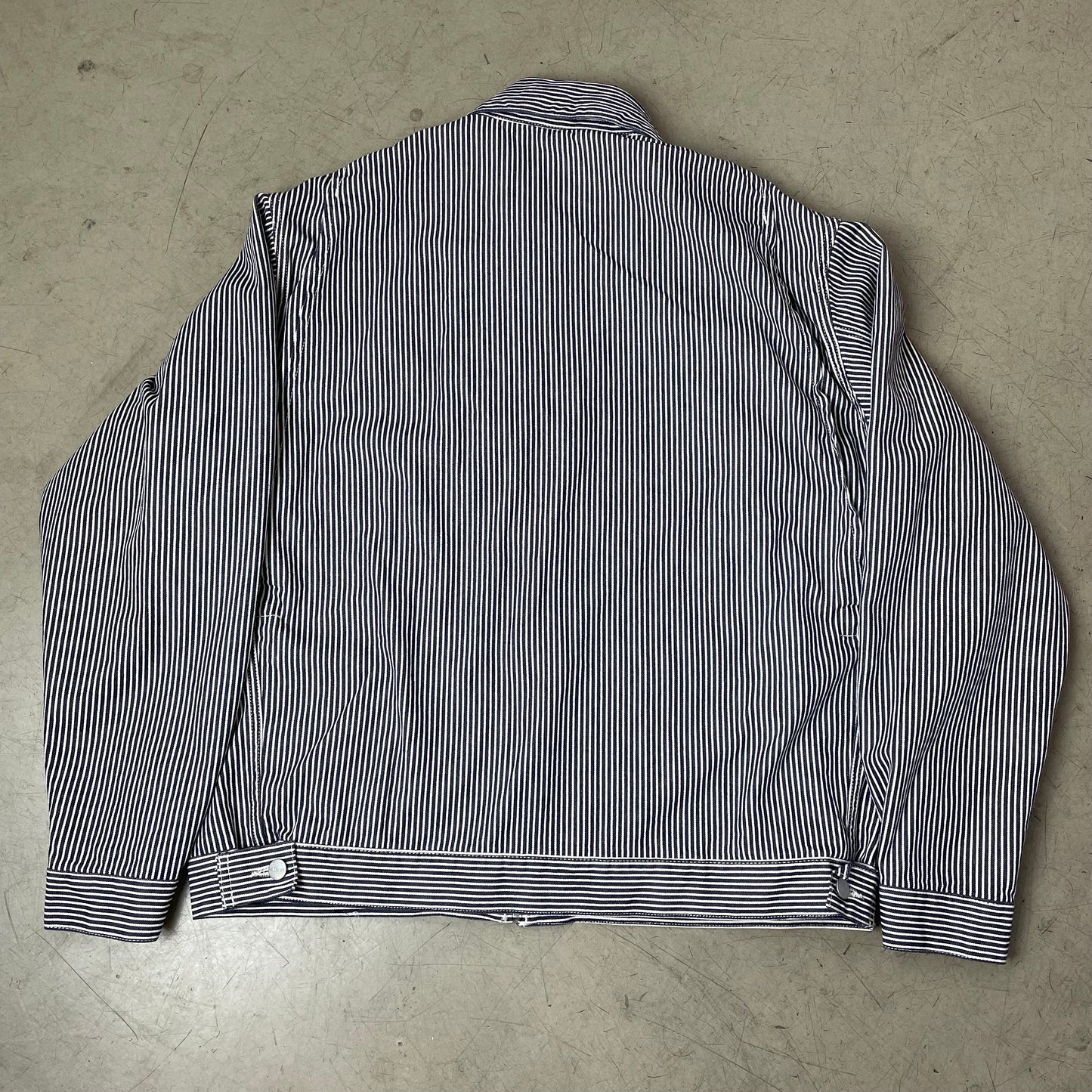 (L-XL) Carhartt Workwear Jacket Pin Striped