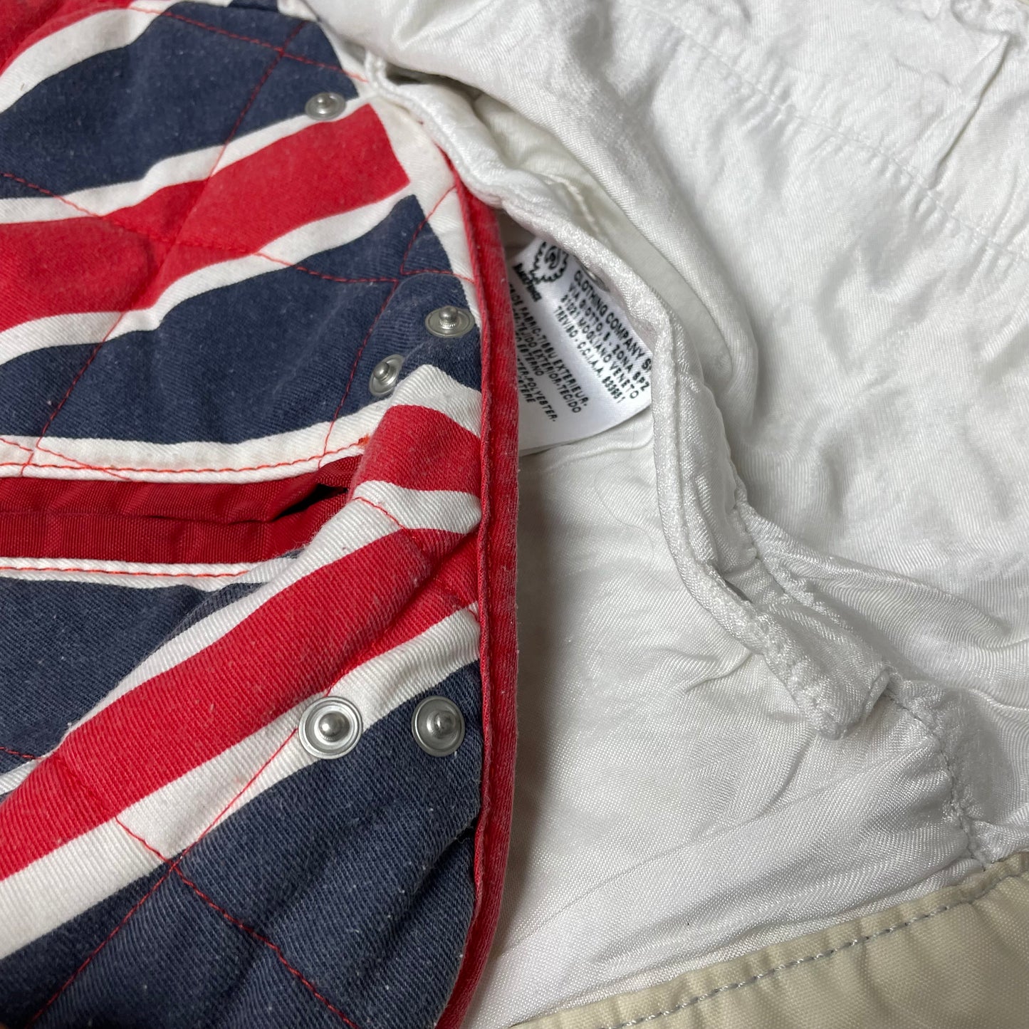 (M) Vintage Belstaff Black Prince Jacke beige Creme sz 42
