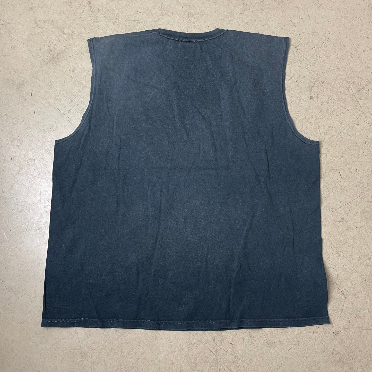 (XXL) Anvil Tüv Quote Sleevless Tshirt faded black