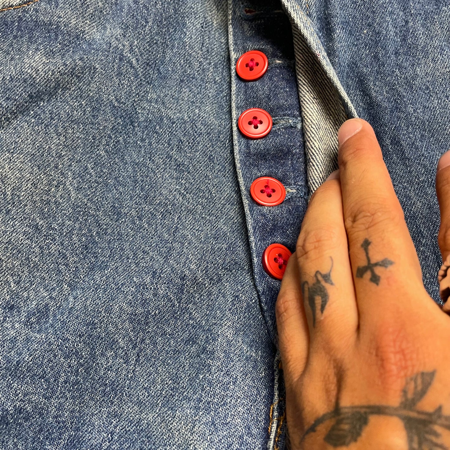 (L-XL) 1996 Levi’s 501 Jeanshose W38L32