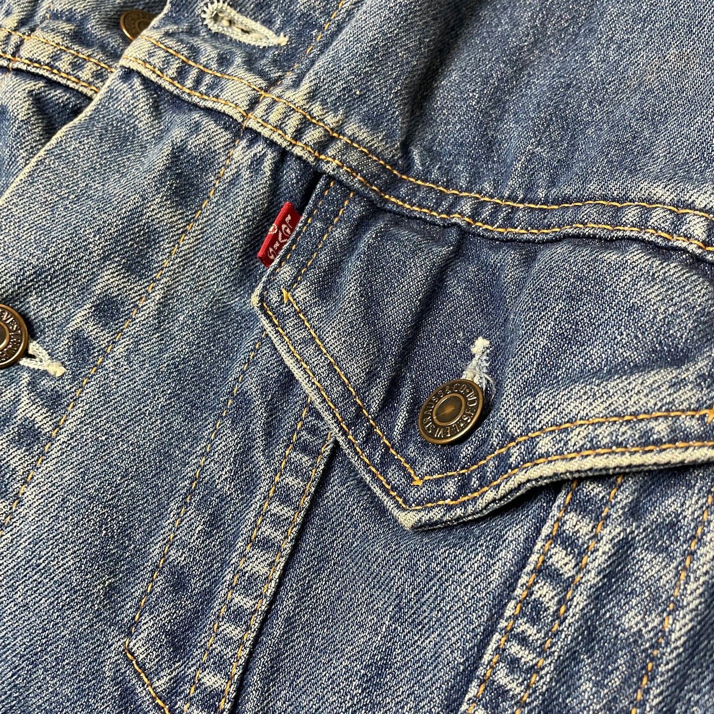 (L-XL) Levi’s Jeansjacke blau