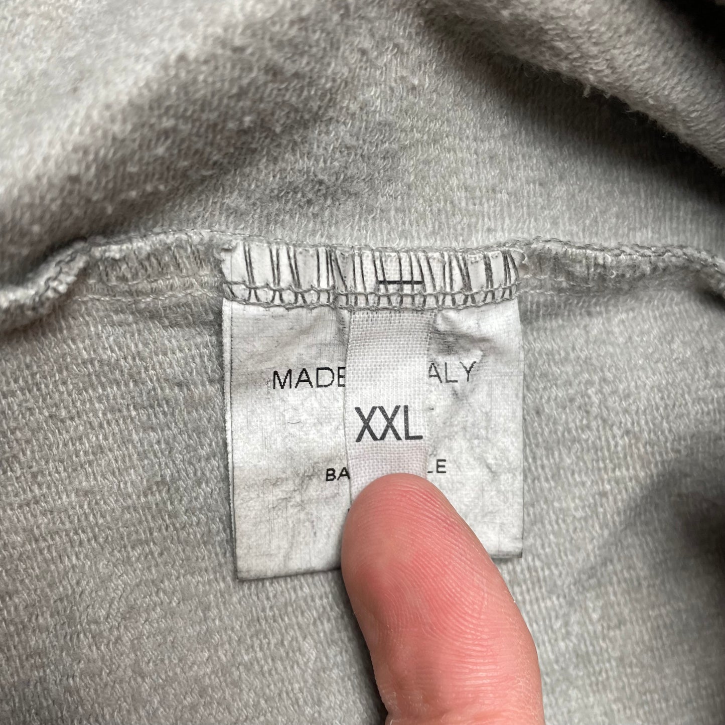 (XL) Bottega Cotton Cardigan Faded hellgrau