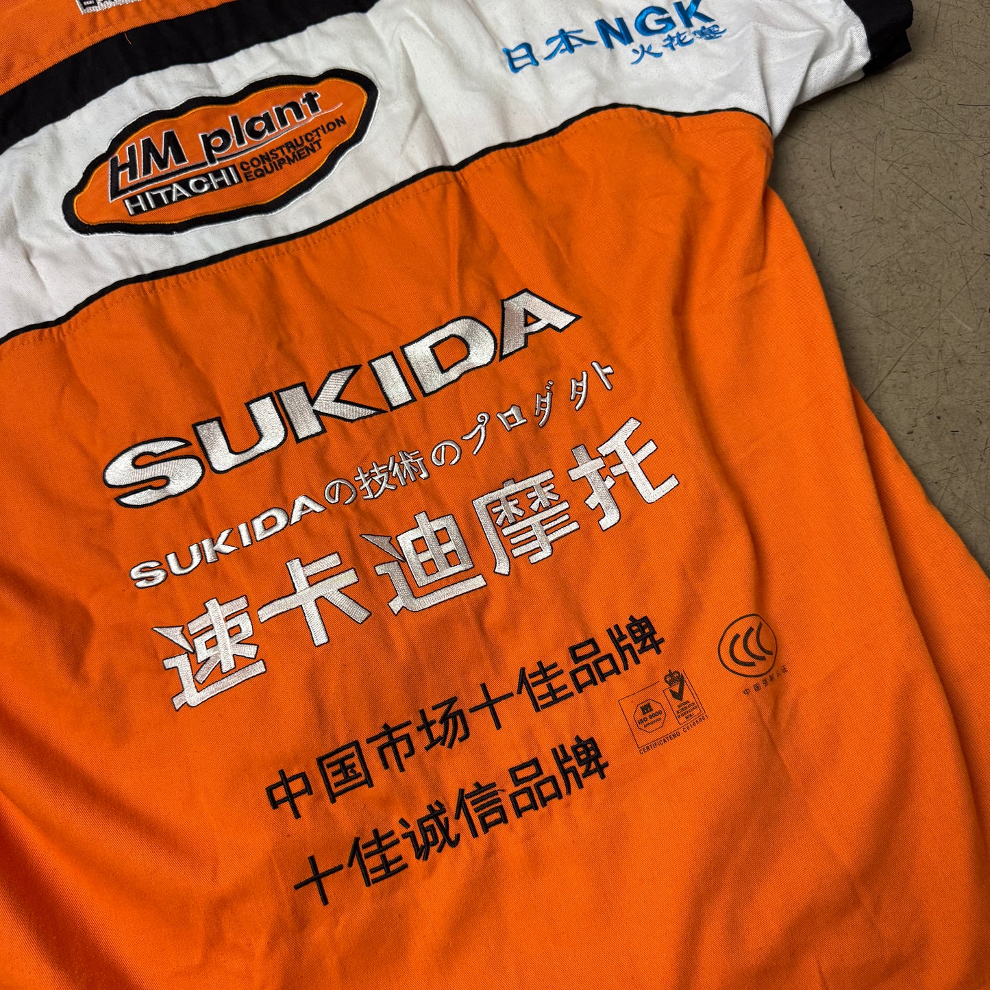 (XXL) Sukida Racing Kurzarm Hemd