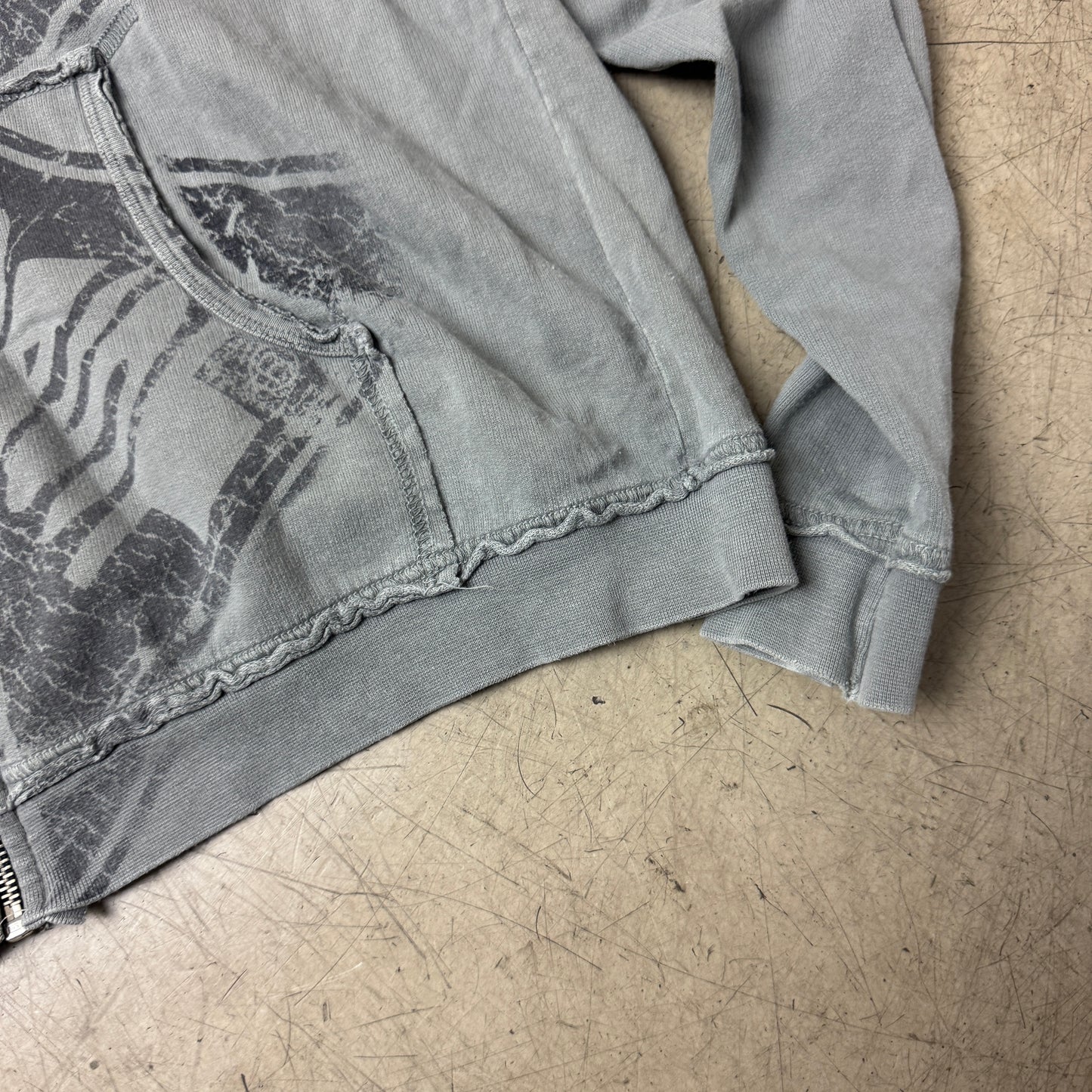 (M-L) 2000s Choppers Zip Hoodie