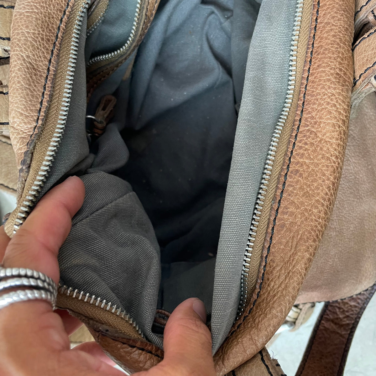 Liebeskind Berlin Leder Bag Handtasche braun