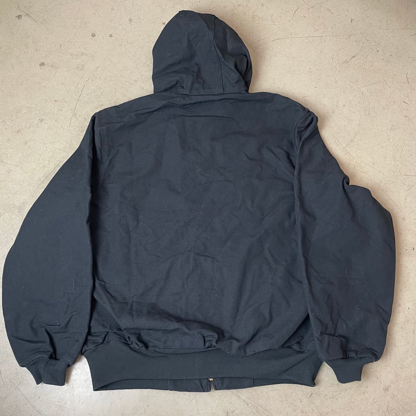 (L) Carhartt Active Hooded Jacket schwarz Made in USA