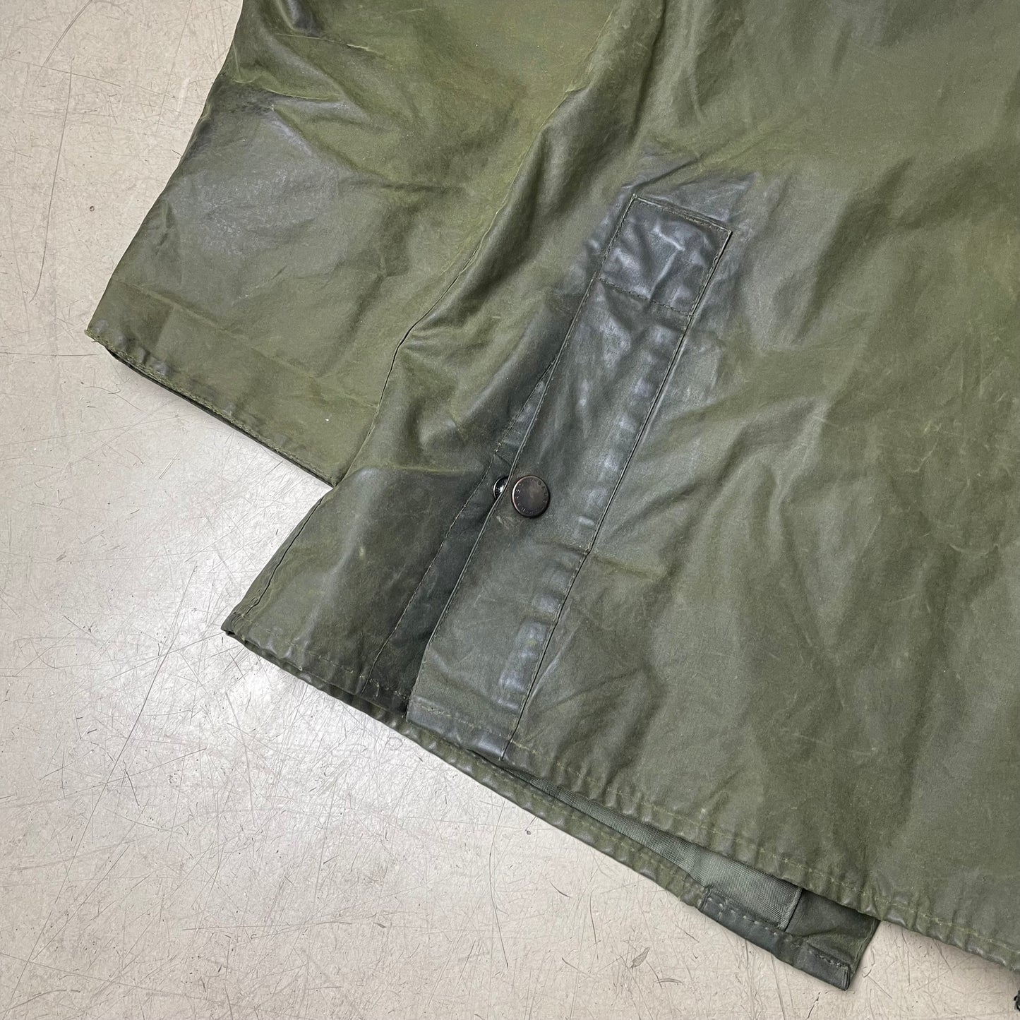 (M) Barbour Bedale Waxed Jacket A320 olive grün