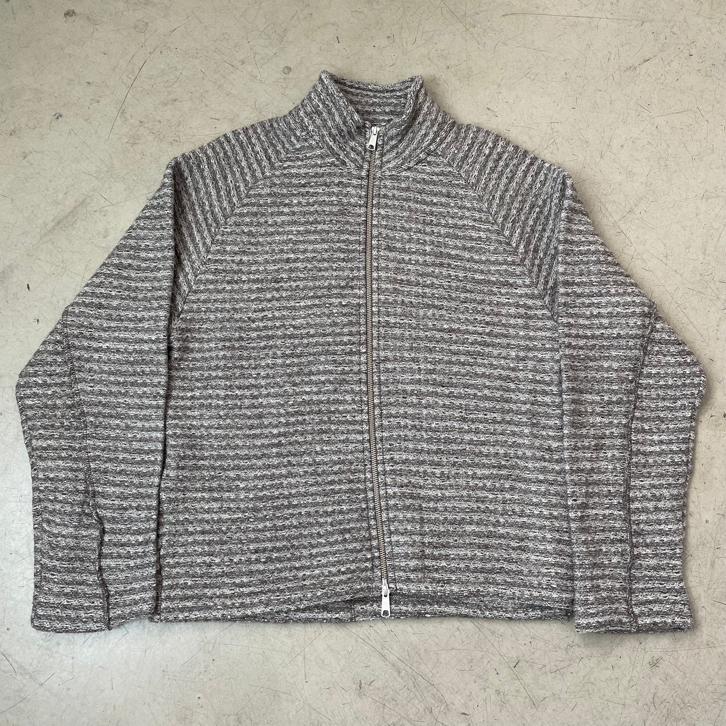 (M) MFPEN Strickjacke braun kariert