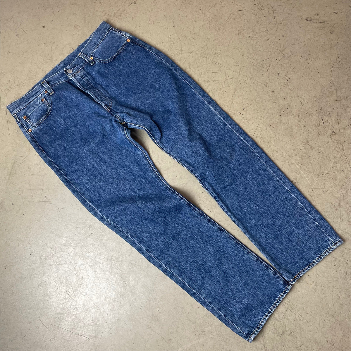 (L) Levi’s Lot 501 Big E Jeanshose blau W34/L32
