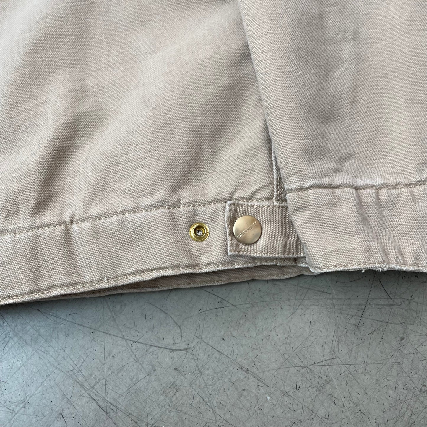 (L) Carhartt Padded Detroit Jacke beige