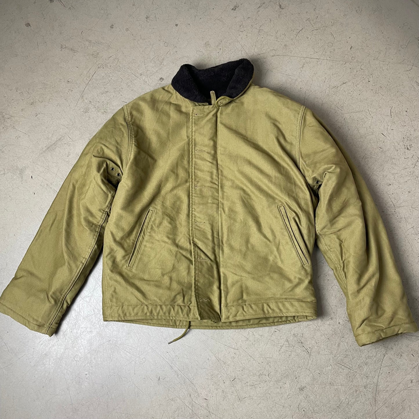 (L) Pike Brothers Navy Department Army Jacke Khaki grün