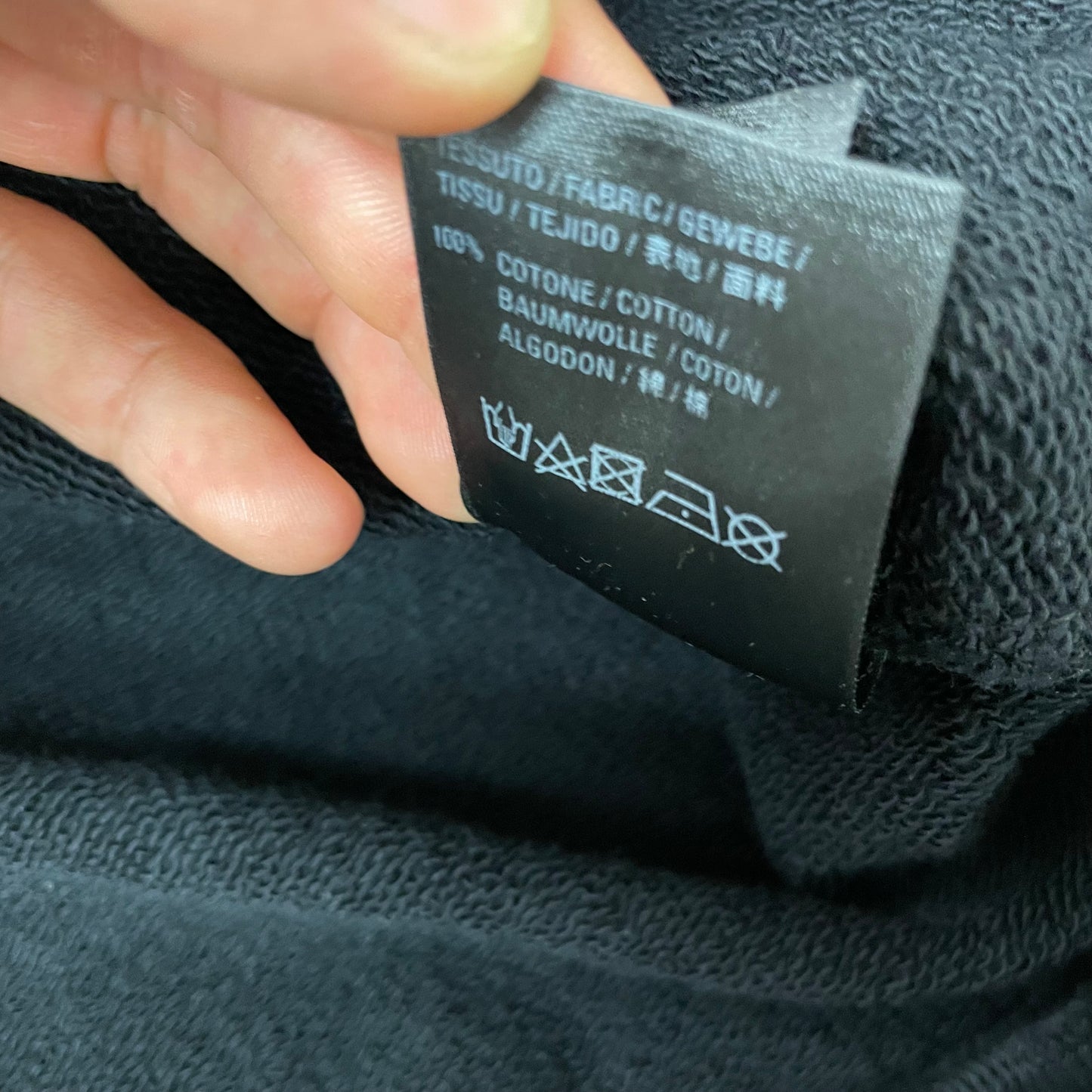 (XL) Balenciaga Big Logo Hoodie schwarz