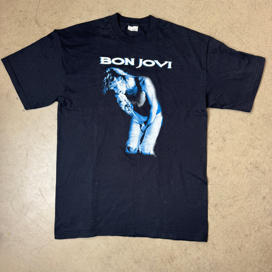 (L) Vintage Bon Jovi Crush Tour T-Shirt Faded black