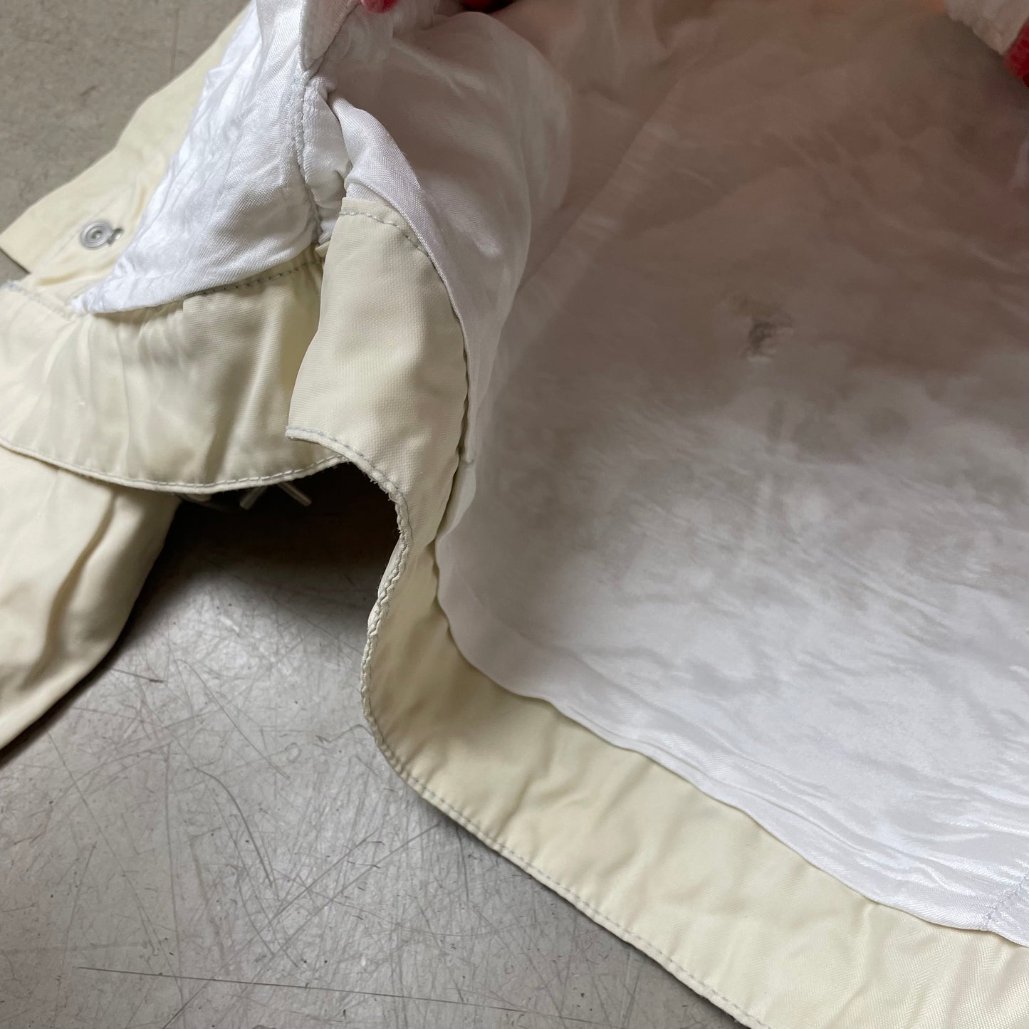 (M) Vintage Belstaff Black Prince Jacke beige Creme sz 42
