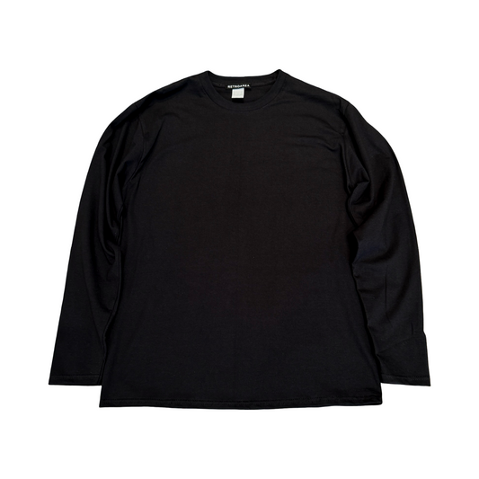 RETROAREA BASIC LONGSLEEVE (BLACK)