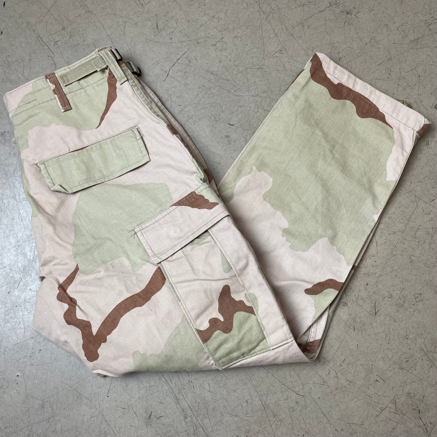 (S) US Army Camo Cargo Pants Sand beige Khaki