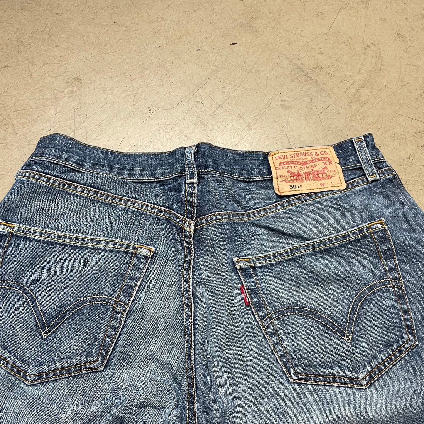 (L) Levi’s 501 Jeanshose blau W34L34