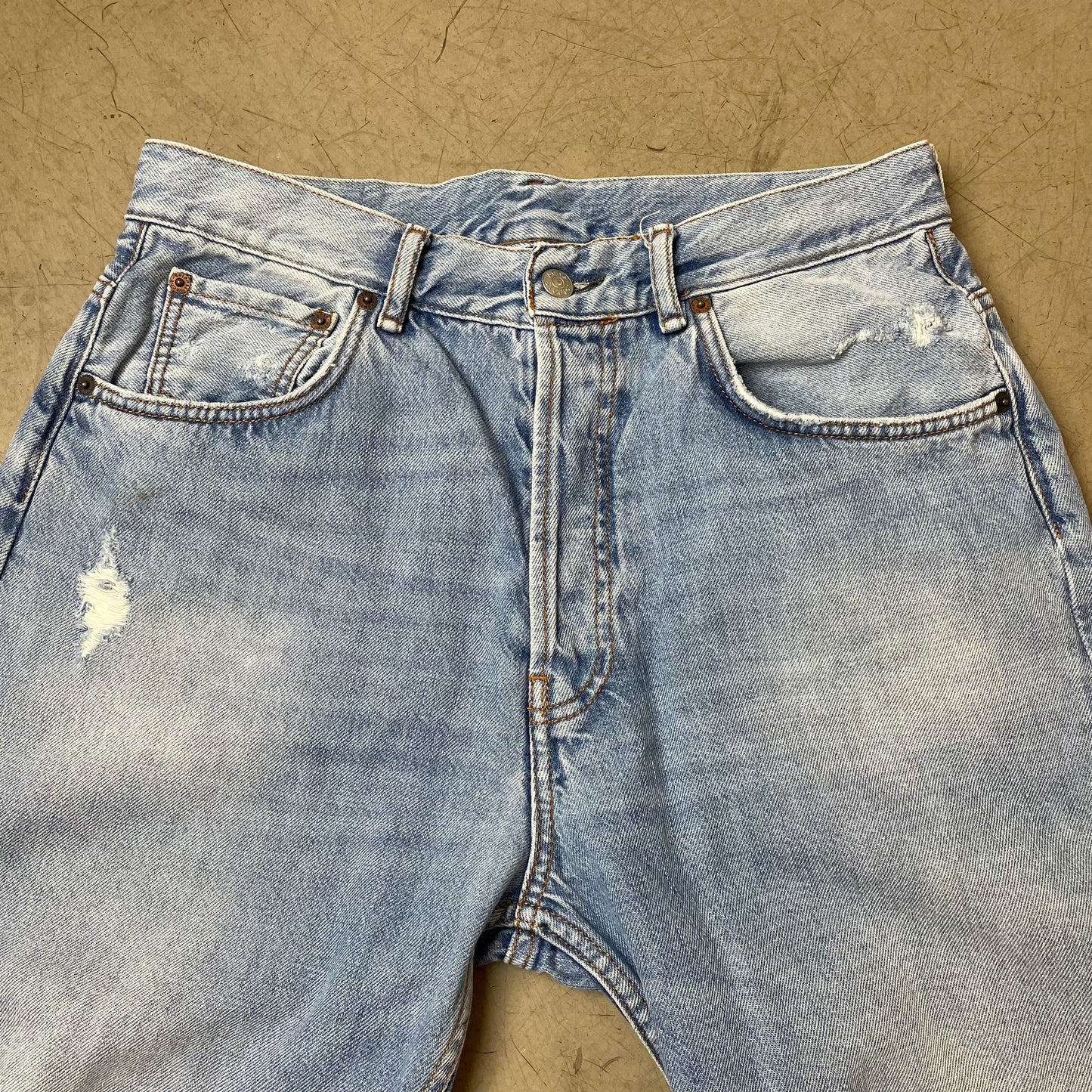 (M) Acne Studios Flare Denim Schlaghose Jeanshose hellblau W32/L32