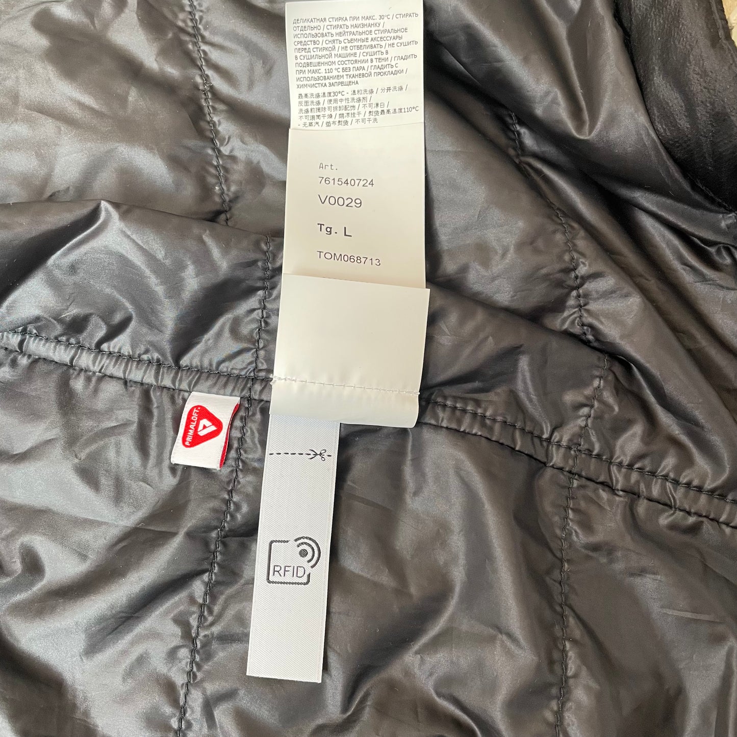 (M-L) Stone Island Parka Jacke schwarz