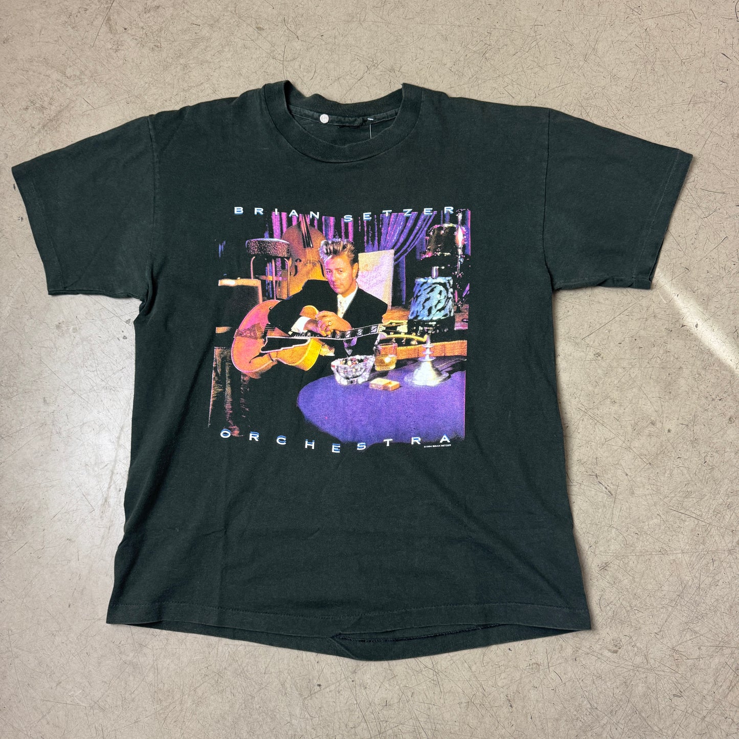 (L-XL) 1994 Brian Setzer Band T-shirt
