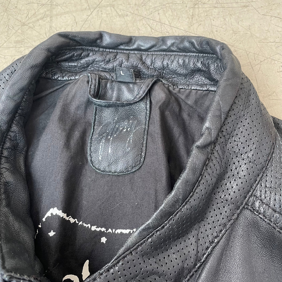 (L) Gipsy Lederjacke Biker schwarz