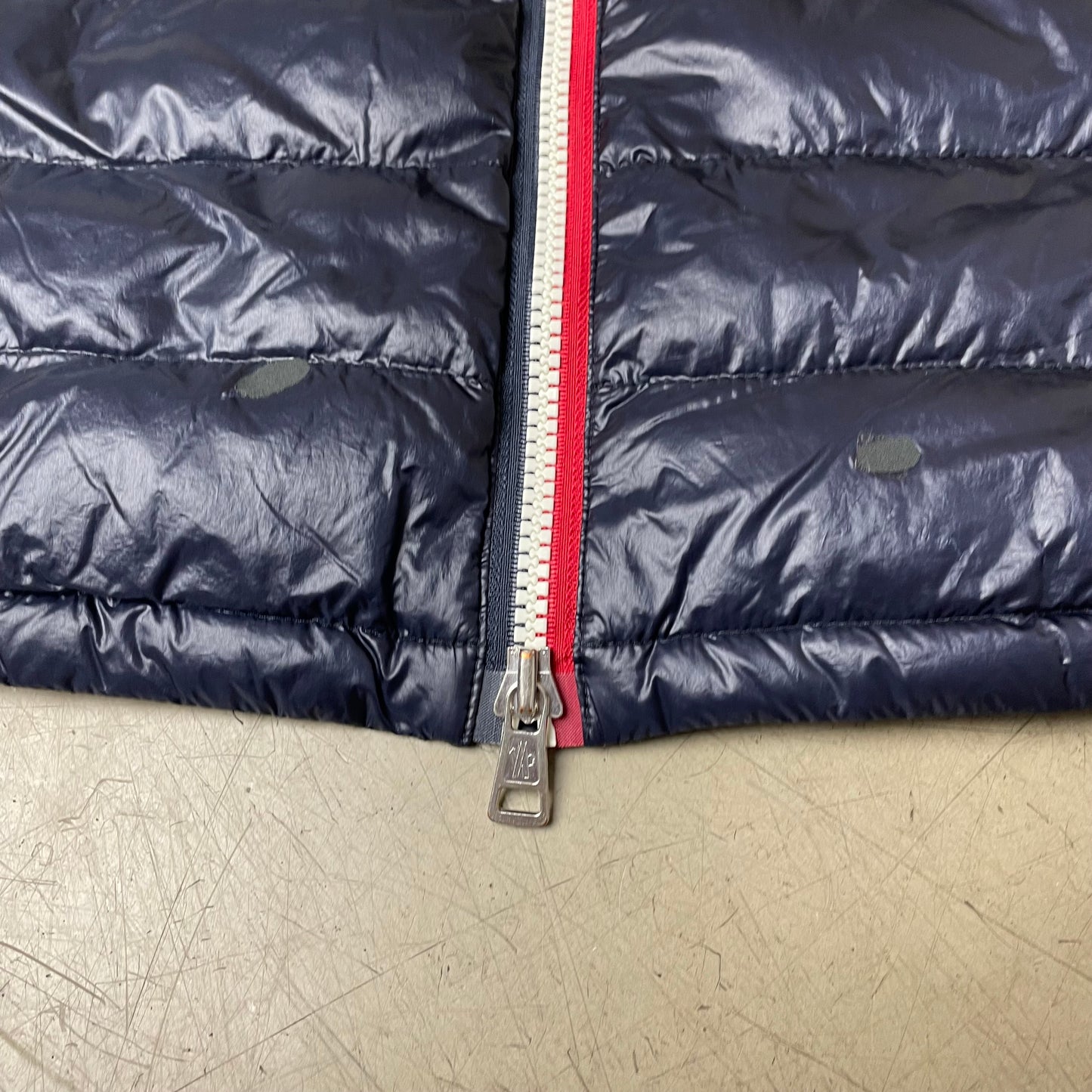(XL) Moncler Puffer Jacke Navy blau Longue Saison Sz 6