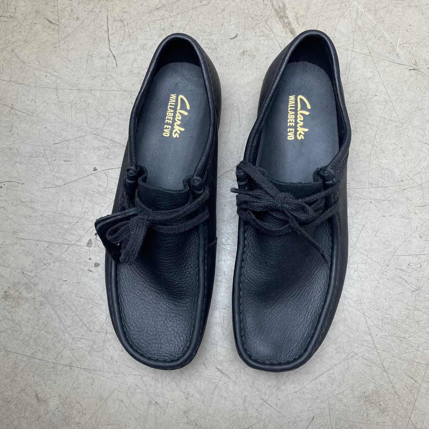 (41) Clarks Wallabee Sneaker Leder Schuh schwarz