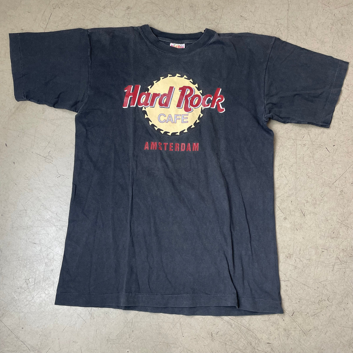(M) Vintage Hard Rock Café Amsterdam Tshirt schwarz