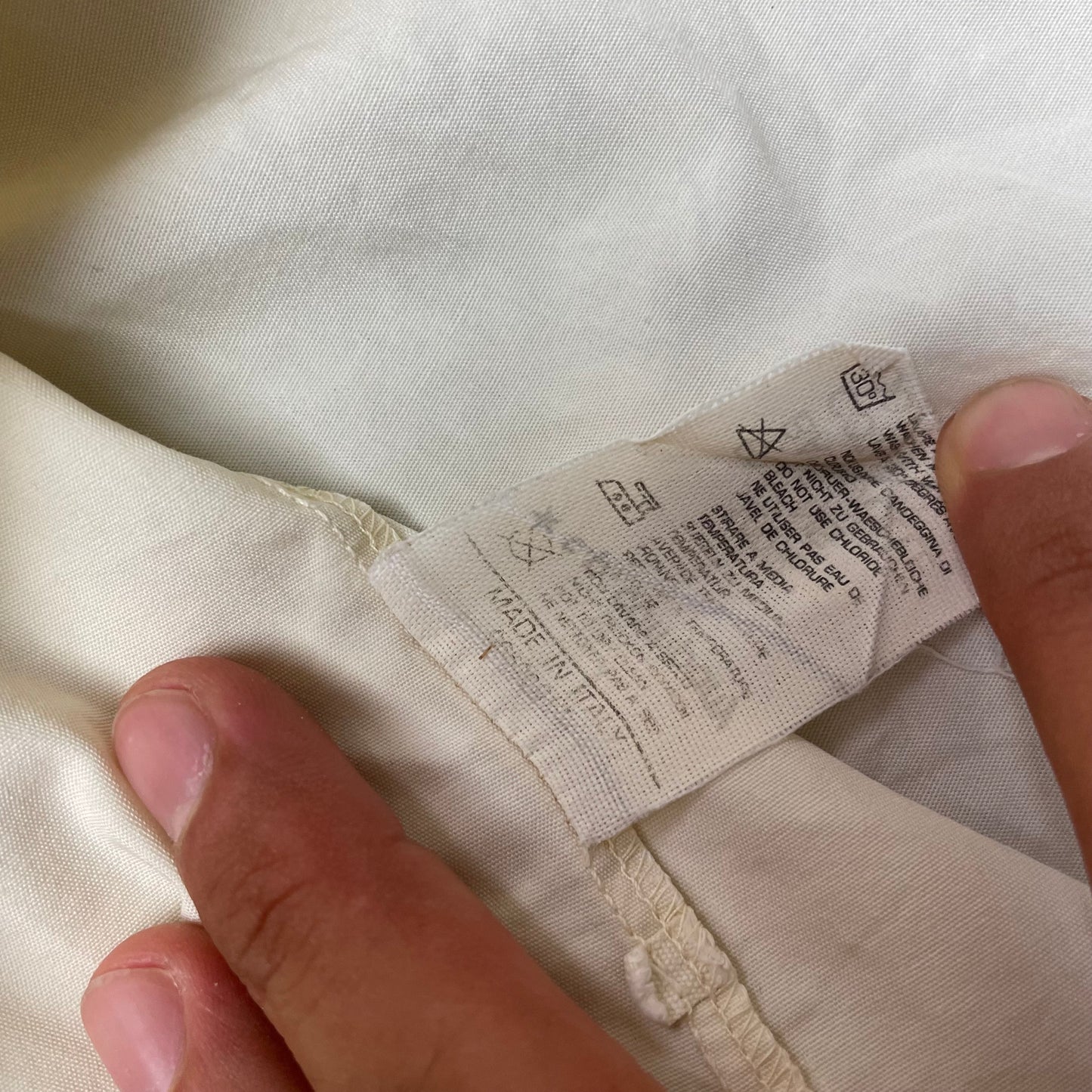 (XL) Vintage Stone Island Marina Pocket Shirt Hemd beige Creme
