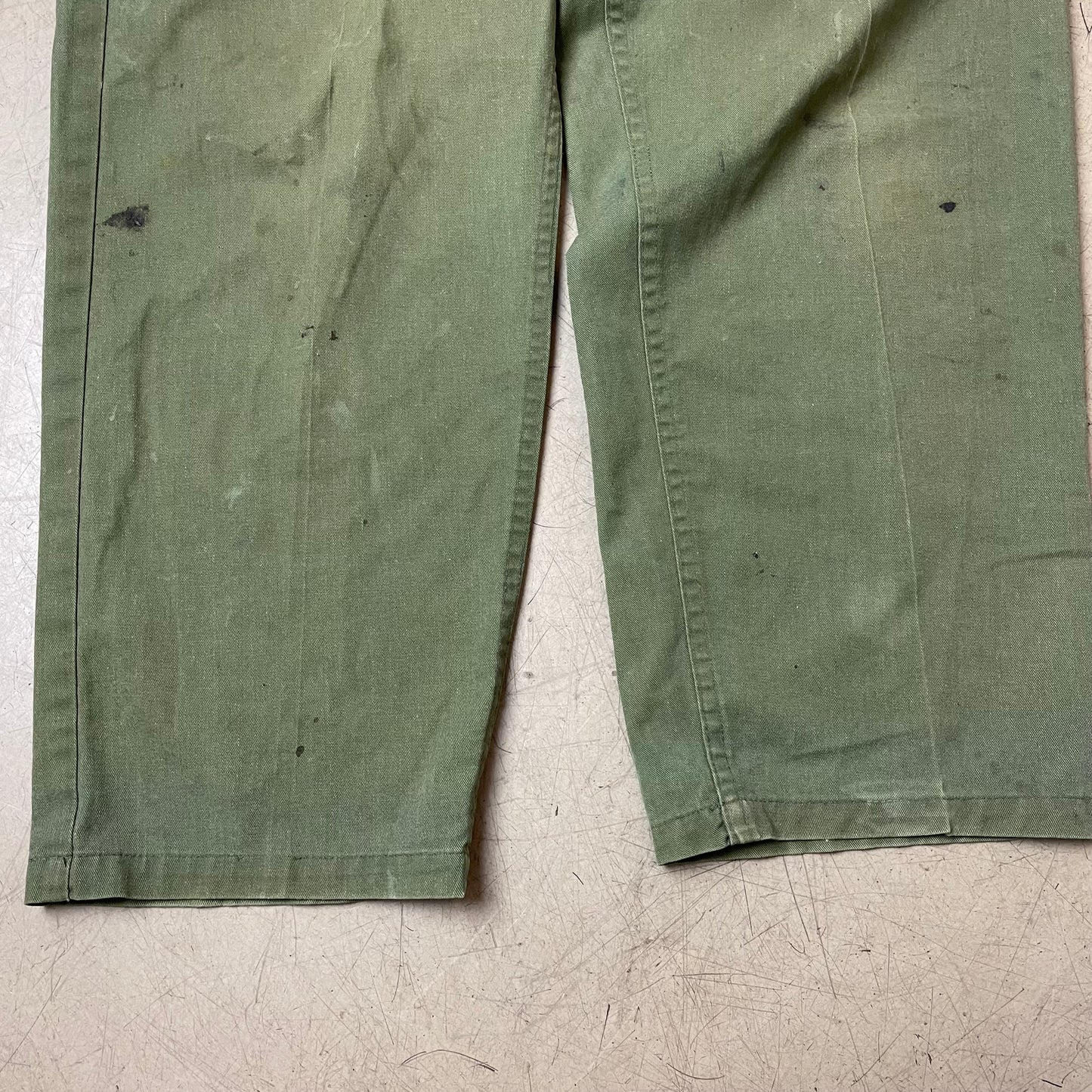 (L) US Army Front Pocket Utility Fatigue Pants faded olivgrün W34L29