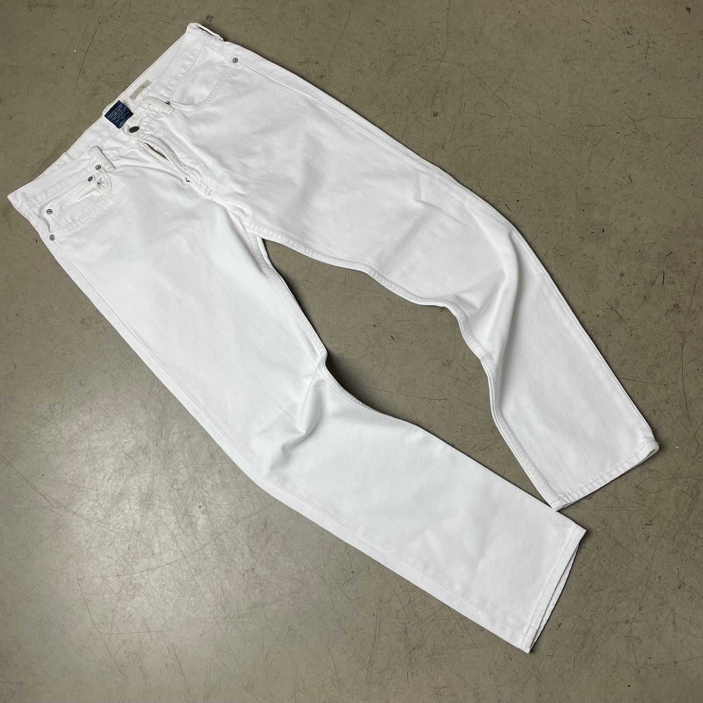 (L) Polo by Ralph Lauren Jeanshose Denim weiß W32/L34