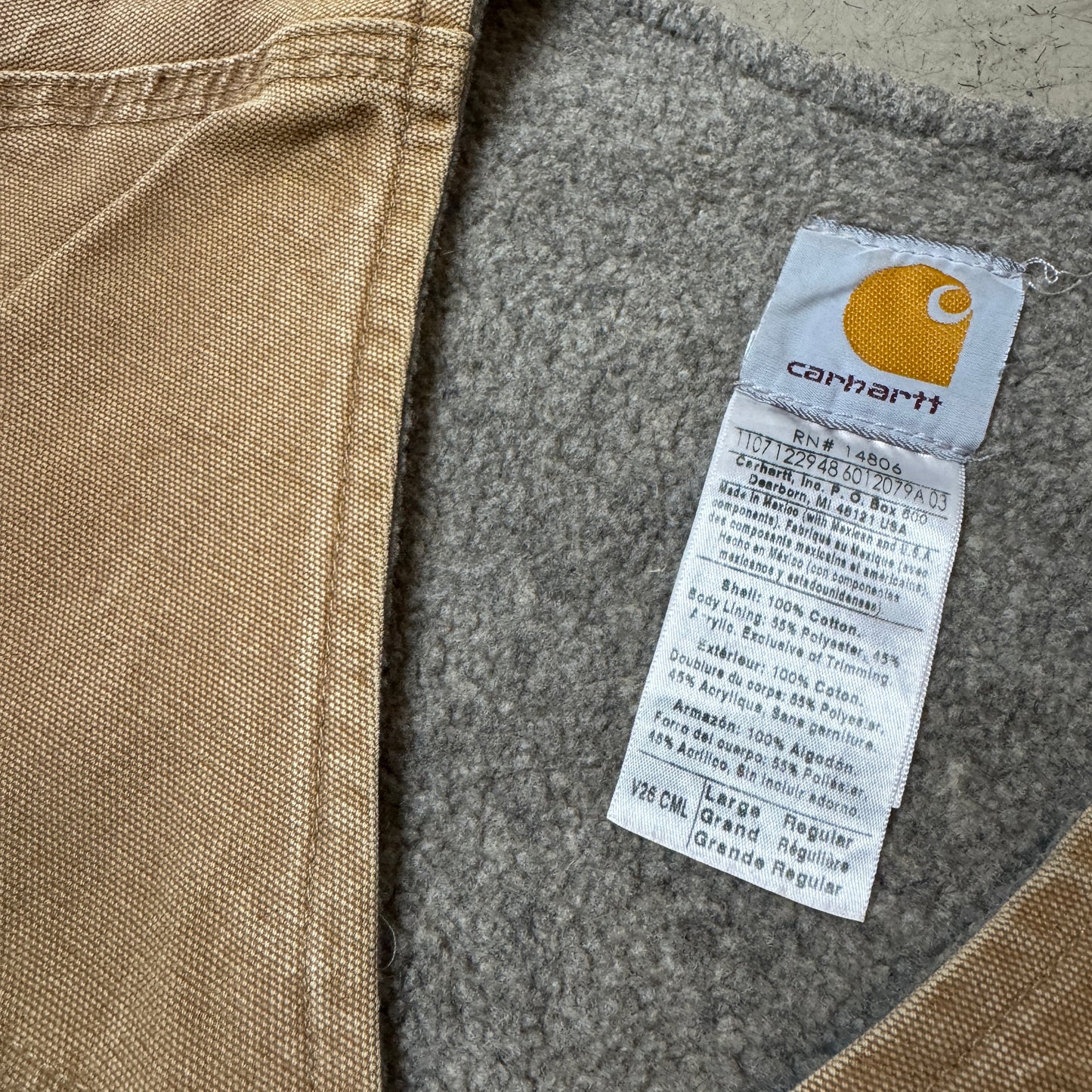 (L) Carhartt Workwear Weste